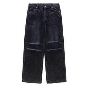 DITCH LA Wide Leg Corduroy Pants Mens 32x32 Navy Baggy Modern Grunge Streetwear